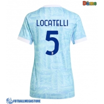 Fotballdrakt Dame Juventus Manuel Locatelli #5 Bortedrakt 2025-26 Kortermet